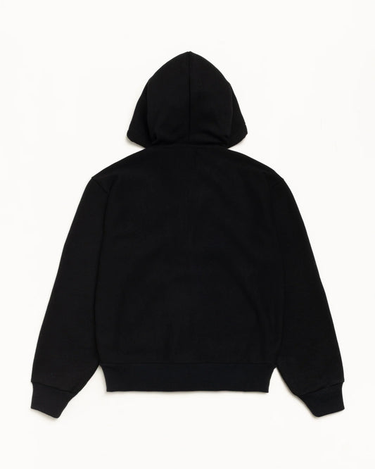 STUSSY PATCH ZIP KNIT HOODIE