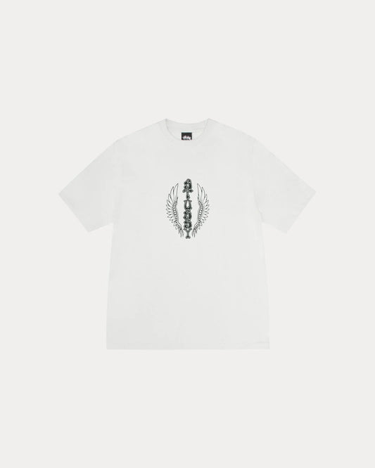 STUSSY WES WINGS TEE PIGMENT DYED