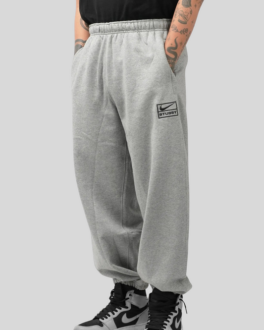NIKE X STUSSY SWEATPANTS FLEECE GREY SS23